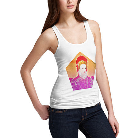 Womens Modern Queen Elizabeth I Tank Top