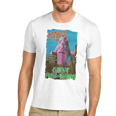 Mens Attack Of The Giant Fish Thing T-Shirt