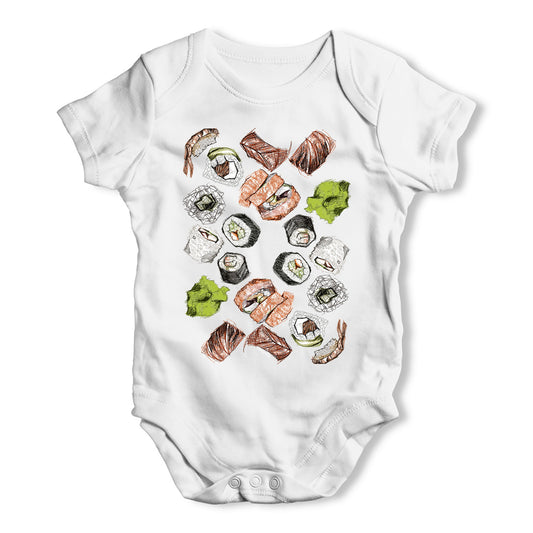 Shushi And Wasabi Baby Grow Bodysuit