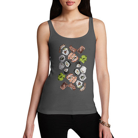 Women's Japanese Shushi Wasabi Tank Top