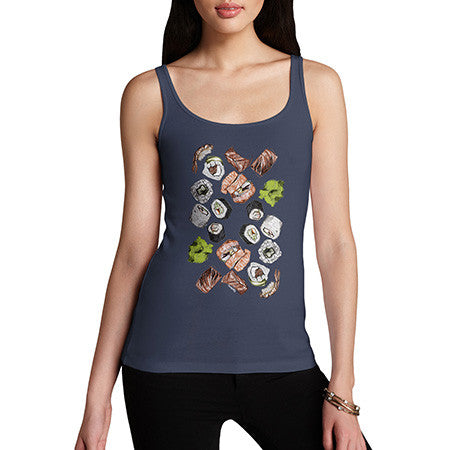 Women's Japanese Shushi Wasabi Tank Top