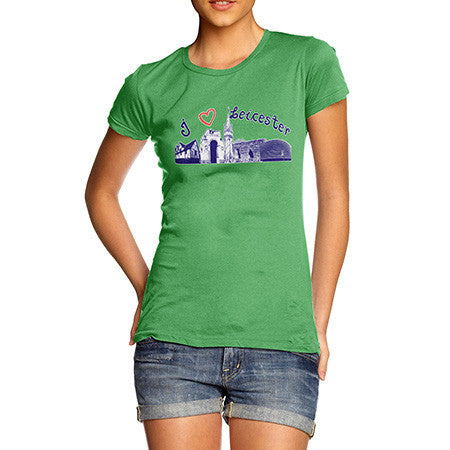 Women's I Love Leicester T-Shirt