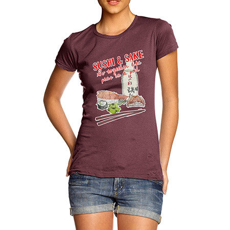 Women's Sushi And Sake T-Shirt