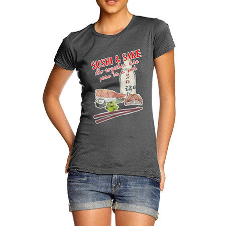 Women's Sushi And Sake T-Shirt