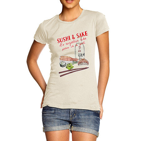 Women's Sushi And Sake T-Shirt