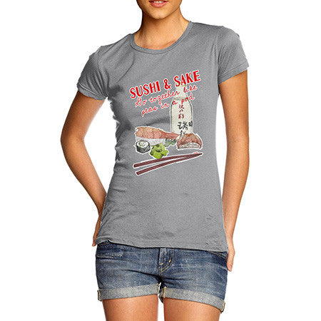 Women's Sushi And Sake T-Shirt