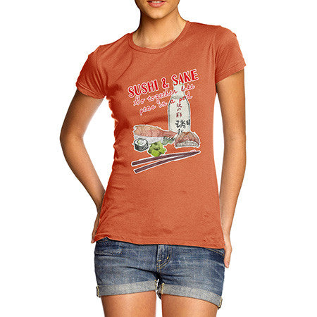 Women's Sushi And Sake T-Shirt