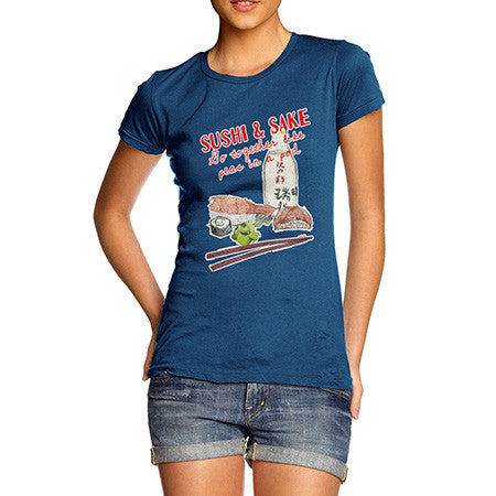 Women's Sushi And Sake T-Shirt