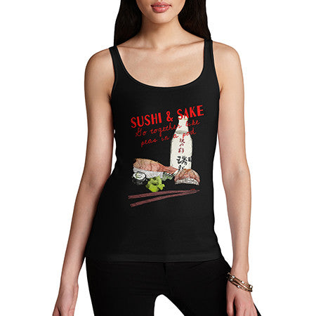 Women's Sushi And Sake Tank Top