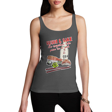 Women's Sushi And Sake Tank Top