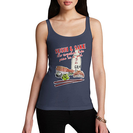 Women's Sushi And Sake Tank Top