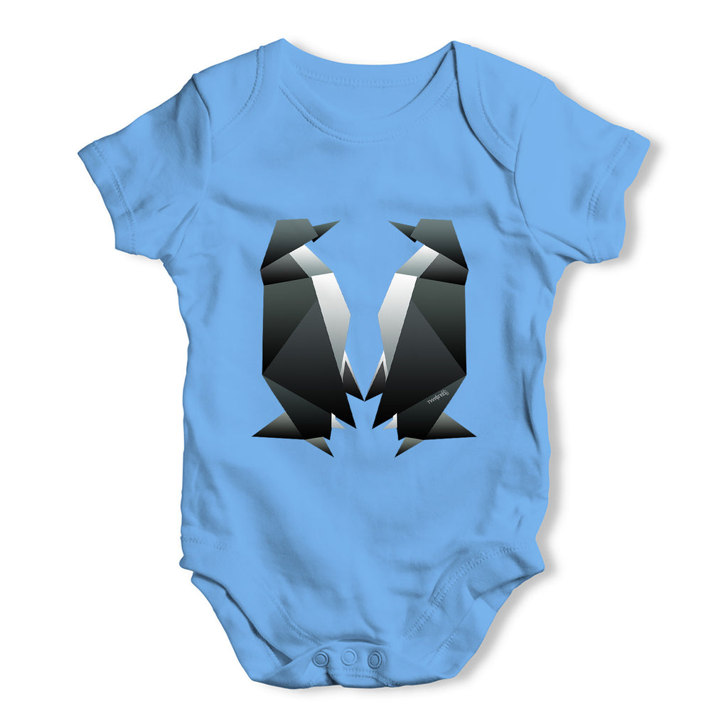 Origami Penguins Baby Grow Bodysuit