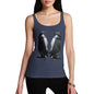 Women's Origami Penguins Tank Top