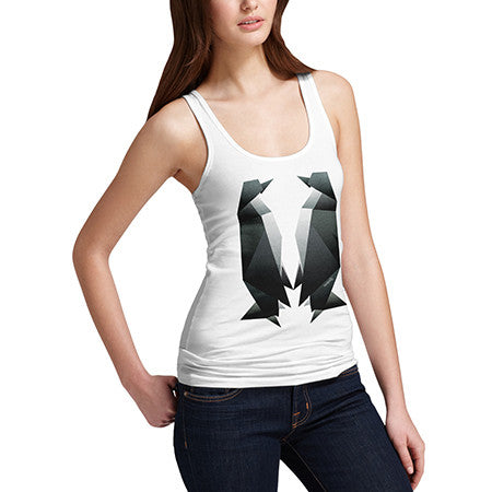 Women's Origami Penguins Tank Top