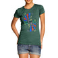 Women's Love Rabbits Doodles T-Shirt