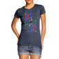 Women's Love Rabbits Doodles T-Shirt