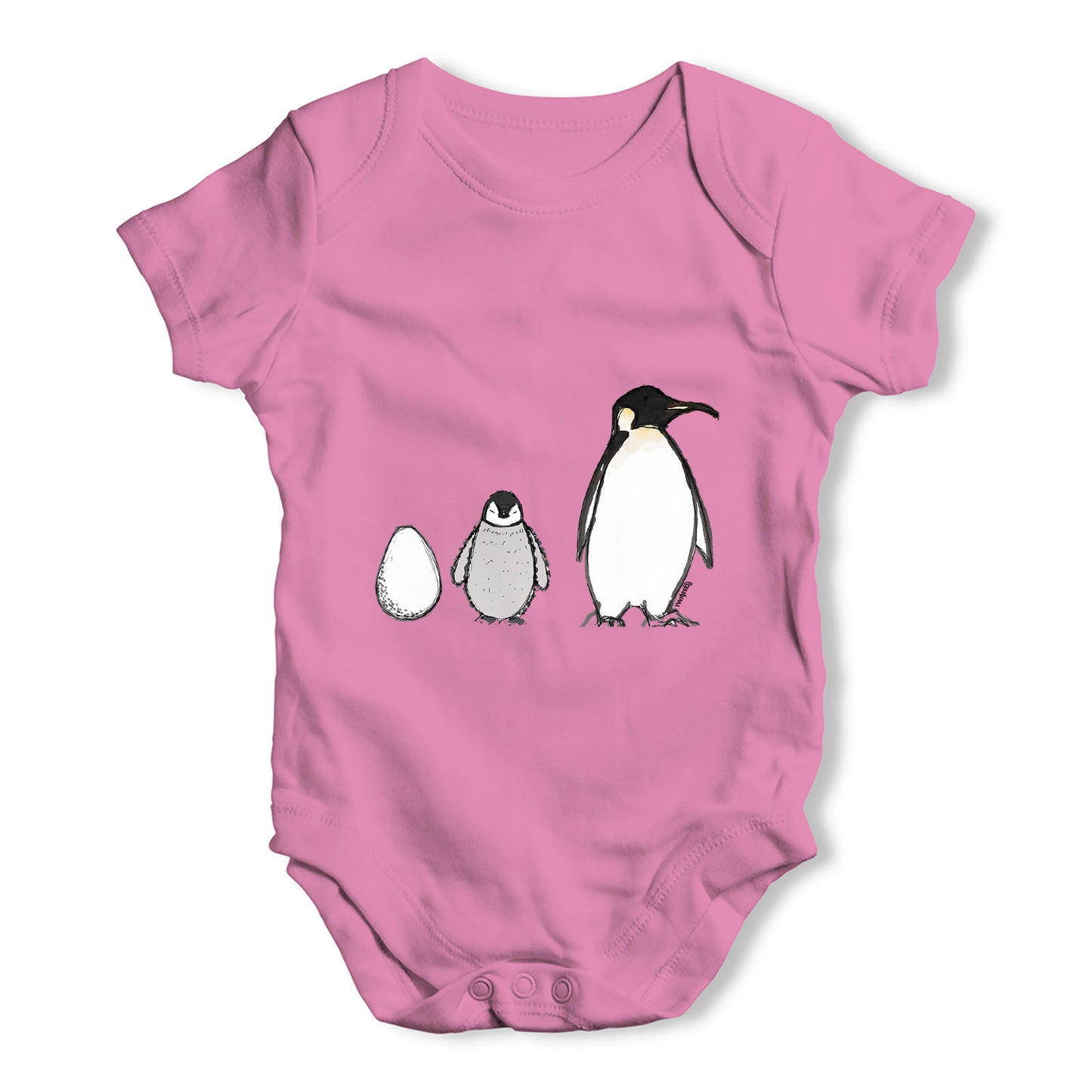 Egg To Penguin Baby Grow Bodysuit