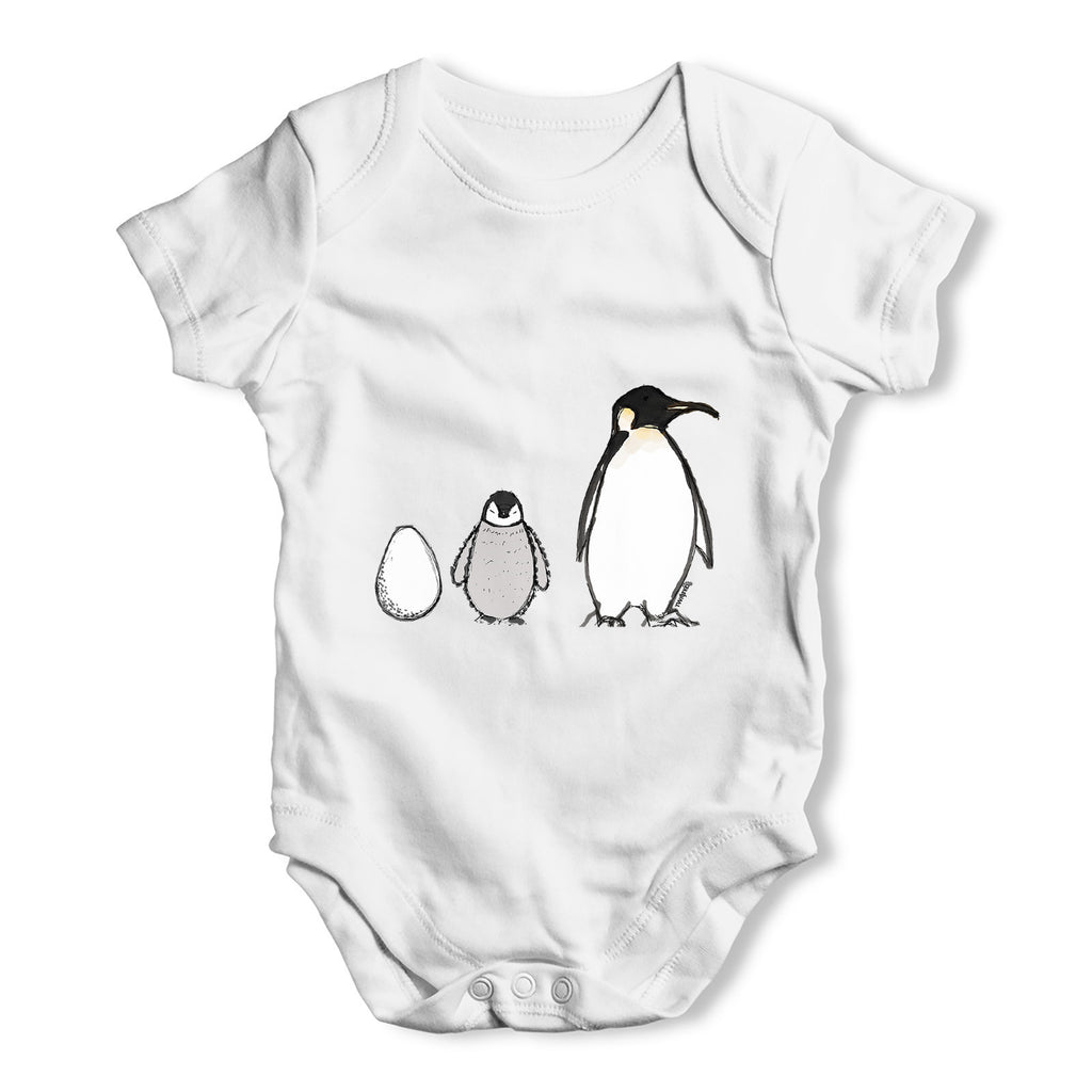 Egg To Penguin Baby Grow Bodysuit