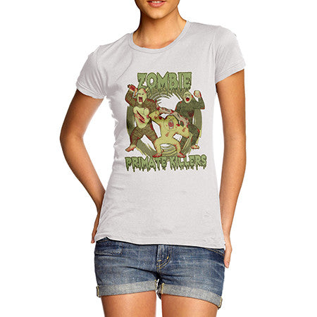 Womens Zombie Primate Killers T-Shirt