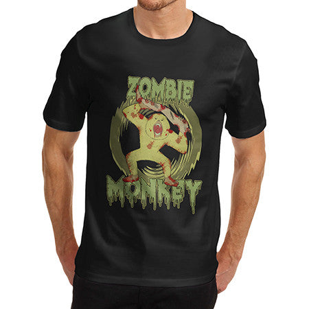 Mens Zombie Monkey T-Shirt