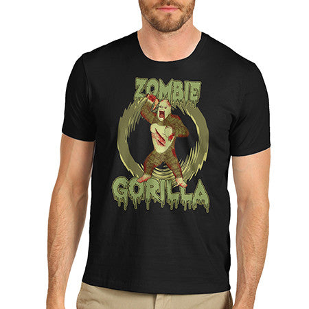 Mens Zombie Gorilla T-Shirt