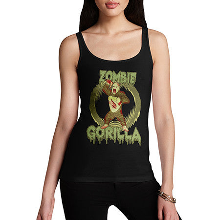 Womens Zombie Gorilla Tank Top