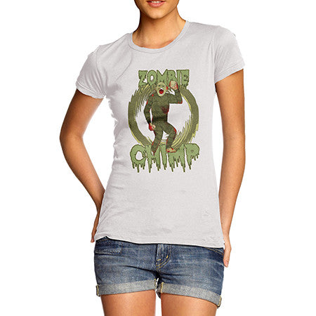 Womens Zombie Chimp T-Shirt