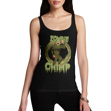 Womens Zombie Chimp Tank Top