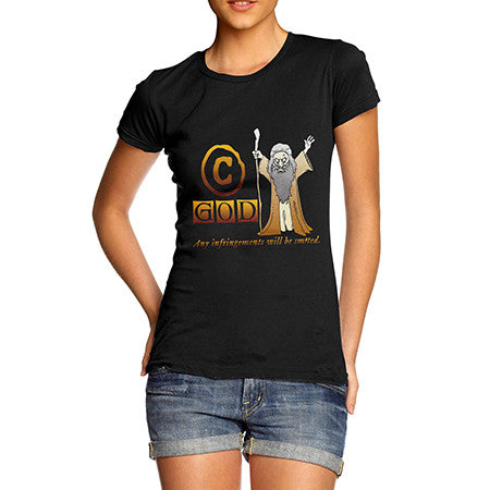 Women's God Copyright T-Shirt