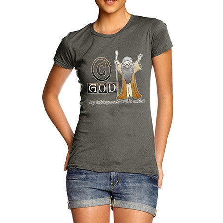 Women's God Copyright T-Shirt