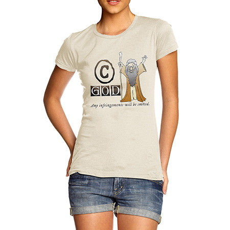 Women's God Copyright T-Shirt