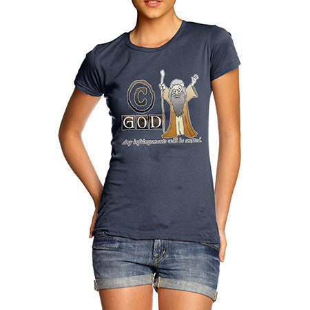 Women's God Copyright T-Shirt