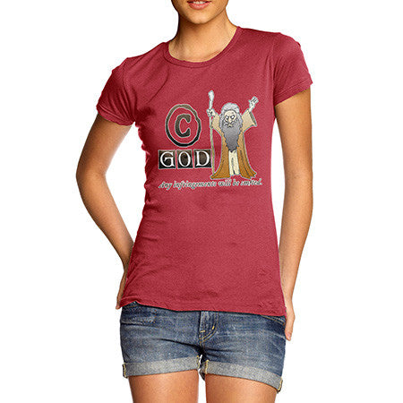 Women's God Copyright T-Shirt