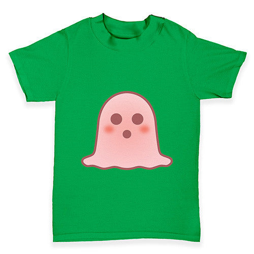 Surprised Emoji Ghost Baby Toddler T-Shirt