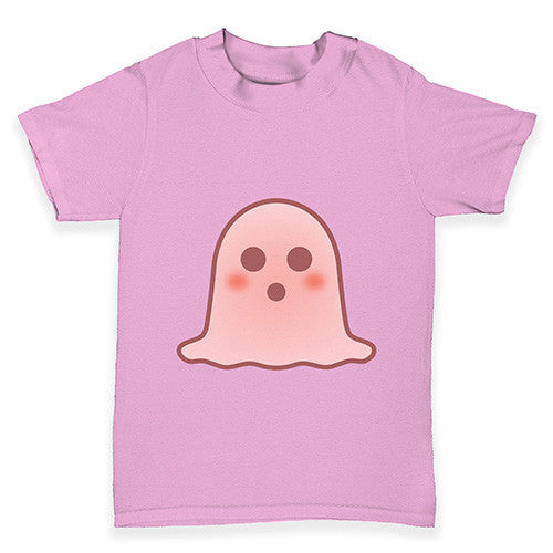 Surprised Emoji Ghost Baby Toddler T-Shirt