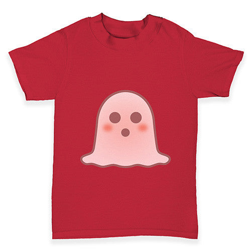 Surprised Emoji Ghost Baby Toddler T-Shirt