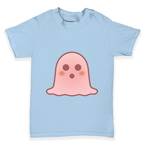 Surprised Emoji Ghost Baby Toddler T-Shirt