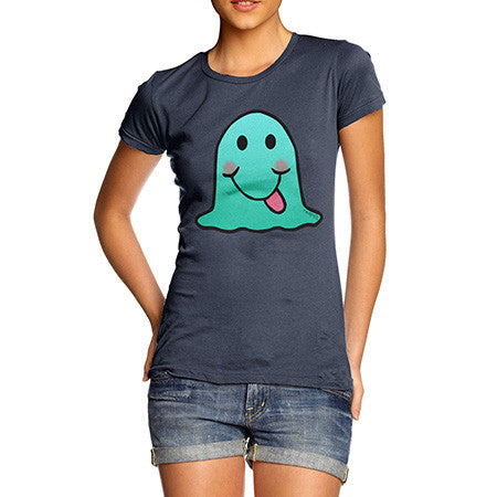 Women's Silly Blob Emoji T-Shirt