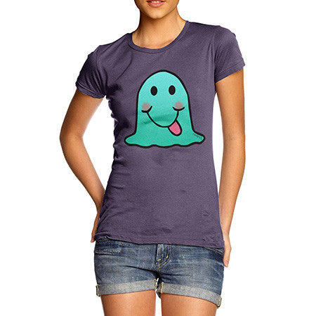 Women's Silly Blob Emoji T-Shirt