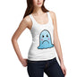 Women's Disappointed Face Emoji Tank Top