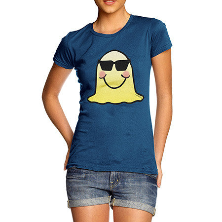 Women's Sunglasses Emoji Blob T-Shirt