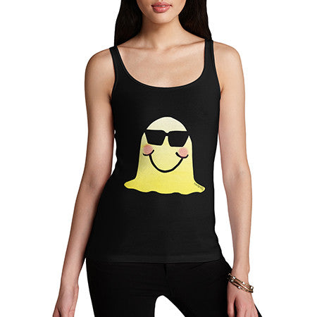 Women's Sunglasses Emoji Blob Tank Top