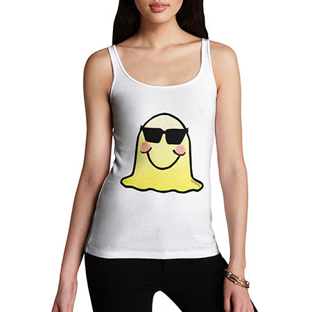 Women's Sunglasses Emoji Blob Tank Top