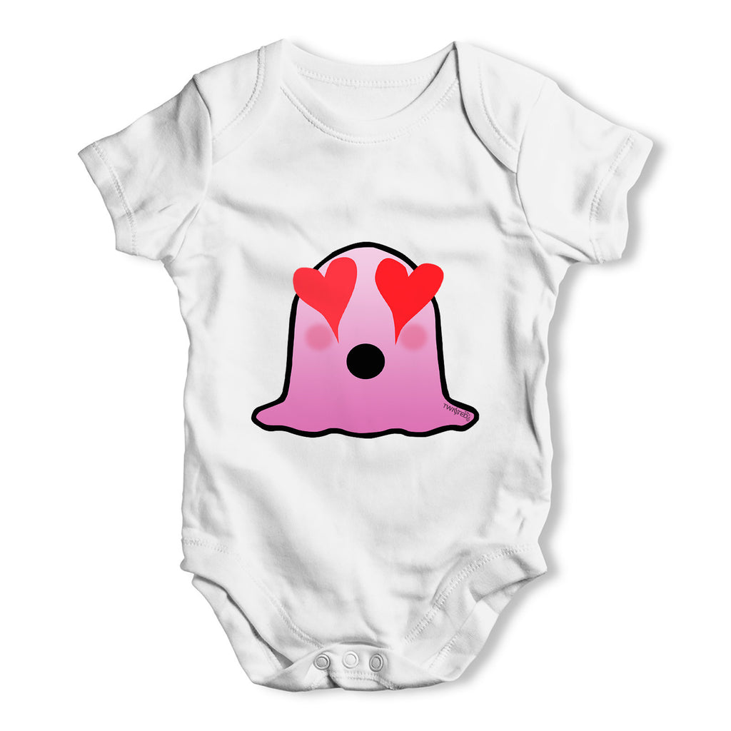 Love Struck Emoji Monster Baby Grow Bodysuit