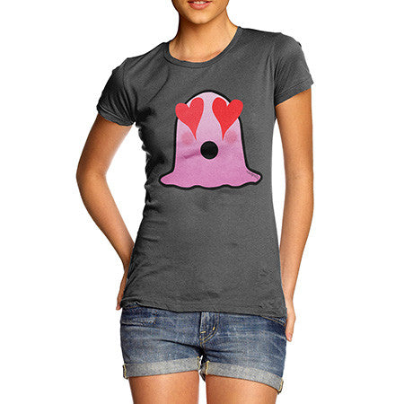 Women's Love Struck Emoji Blob T-Shirt