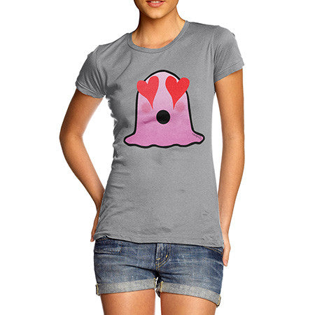 Women's Love Struck Emoji Blob T-Shirt