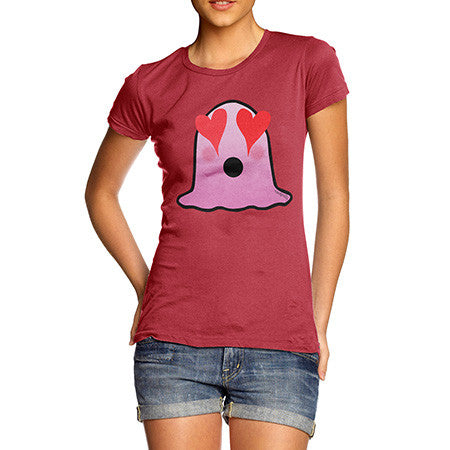 Women's Love Struck Emoji Blob T-Shirt