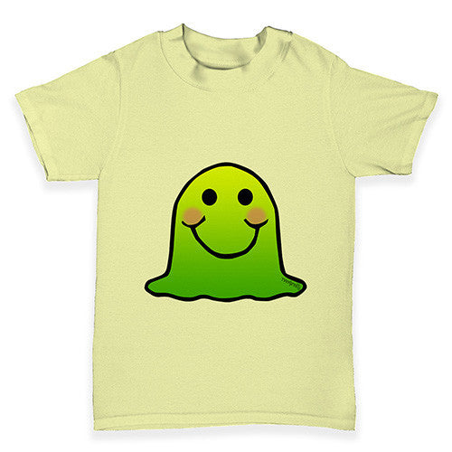 Green Emoji Blob Monster Baby Toddler T-Shirt