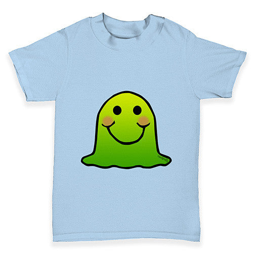 Green Emoji Blob Monster Baby Toddler T-Shirt