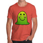 Men's Green Emoji Blob Monster T-Shirt